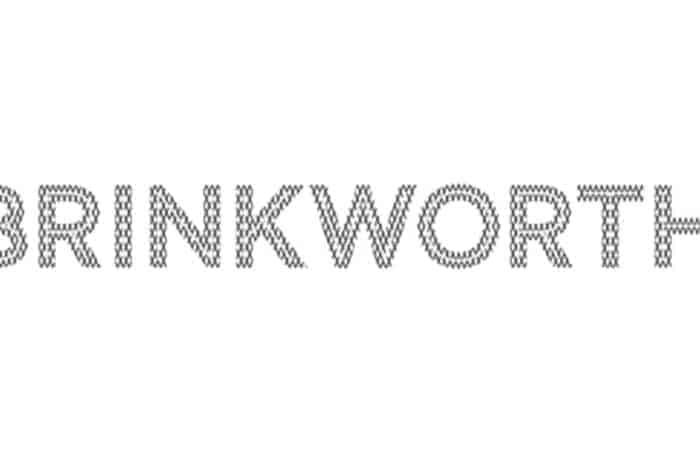 A logo featuring the word "brinkworth" designed by Contexture Group.